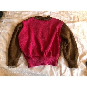 mango color blocking sweater
